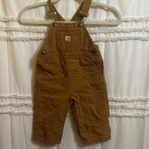 Carhartt Kids Overalls in Classic Brown 12 months